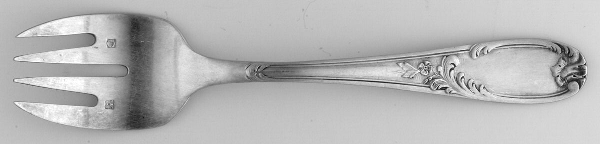 ORB2 (Silverplate) Large Ramekin Fork by Orbrille-1