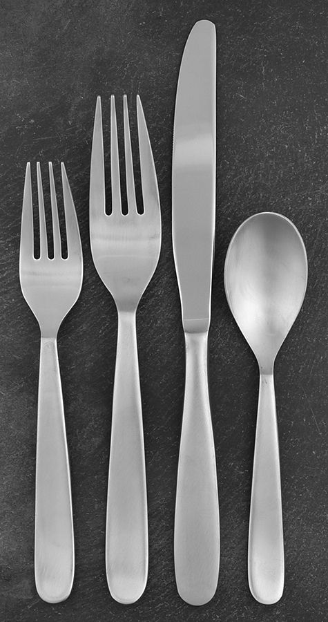 Hallendale Brushed (Stainless) 4 Piece Place Setting by Oneida Silver-1