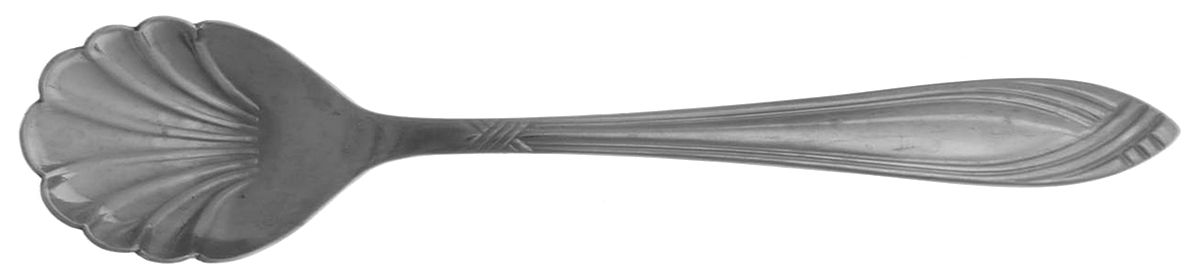 Windward (Stainless) Sugar Shell Spoon by Oneida Silver-1