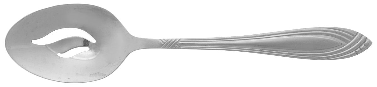 Windward (Stainless) Pierced Tablespoon (Serving Spoon) by Oneida Silver-1