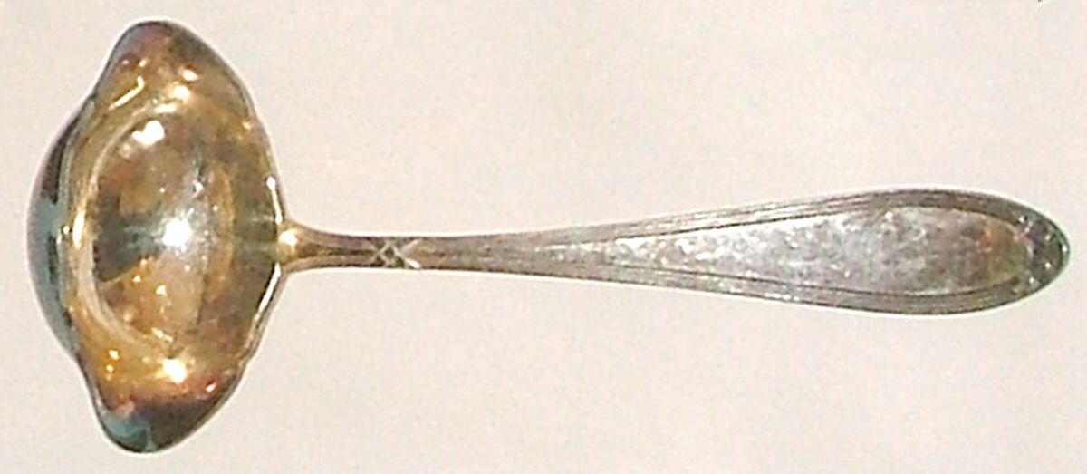 OKA5 (Silverplate) Solid Gravy Ladle by Otto Kaltenback (OKA)-1