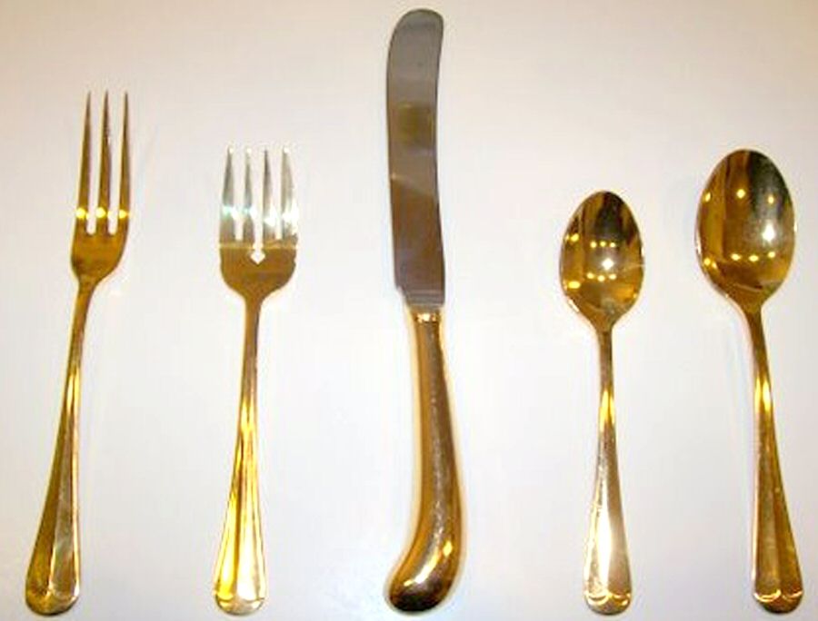 OXH126 (Gold Electroplate) Fork by Oxford Hall-1