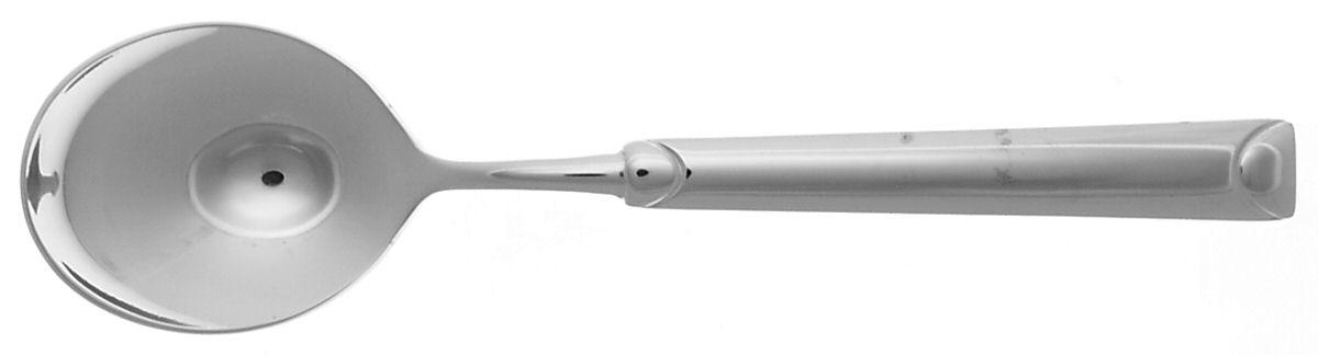 Cirrus (Stainless, Glossy) Round Bowl Soup Spoon (Gumbo) by Oneida Silver-1