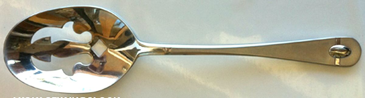Jupiter (Glossy) Pierced Tablespoon (Serving Spoon) by Oneida Silver-1