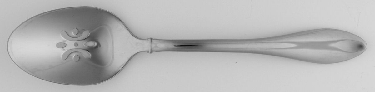 Jackson-Mirror (Stainless) Pierced Tablespoon (Serving Spoon) by Oneida Silver-1