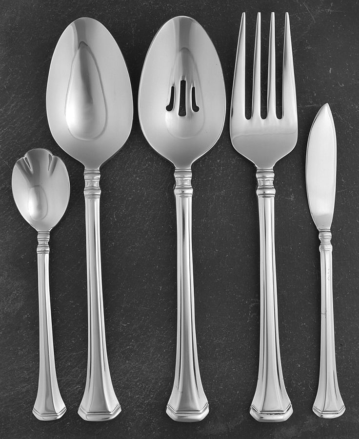 Apollonia (Stainless) 5 Piece Hostess Set by Oneida Silver-1