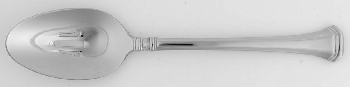 Apollonia (Stainless) Pierced Tablespoon (Serving Spoon) by Oneida Silver-1