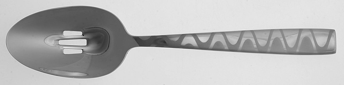 Entwine (Stainless) Pierced Tablespoon (Serving Spoon) by Oneida Silver-1
