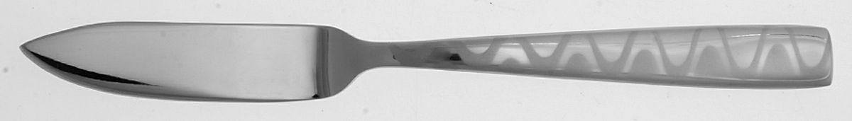 Entwine (Stainless) Flat Handle Master Butter Knife by Oneida Silver-1