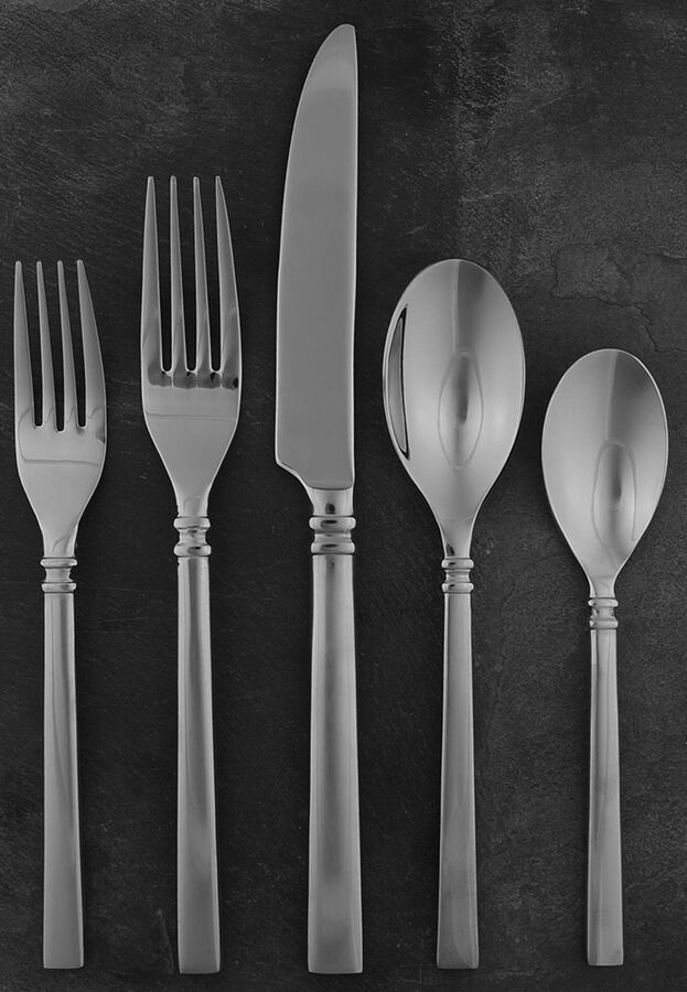 Shaker (Stainless) 40 Piece Estate Set by Oneida Silver-1