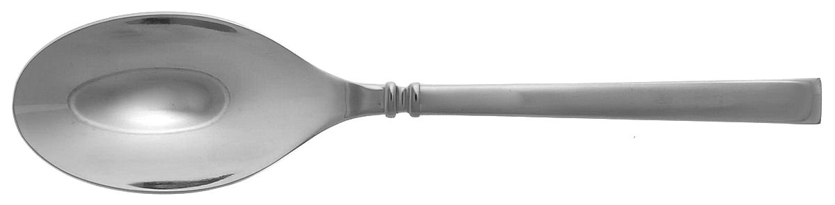 Shaker (Stainless) Solid Serving Spoon by Oneida Silver-1