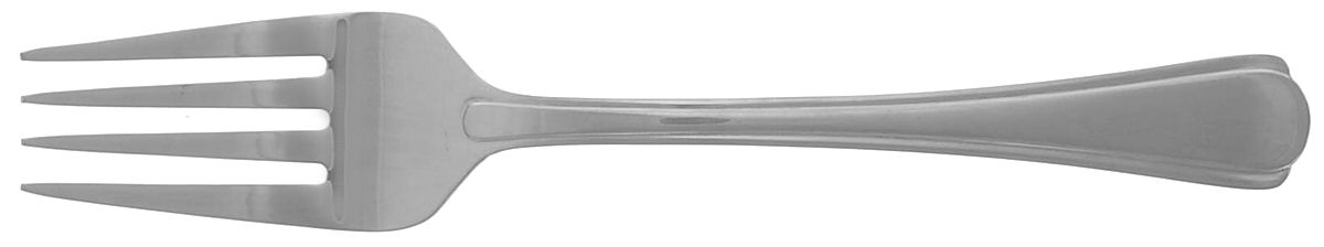 Dahlia (Stainless) Medium Solid Cold Meat Serving Fork by Oneida Silver-1