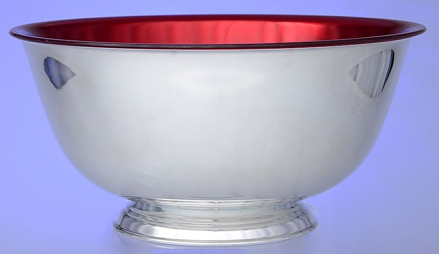 Paul Revere Bowls (Silverplate, Hollowware) 10" Paul Revere Bowl & Plastic Liner by Oneida Silver-1