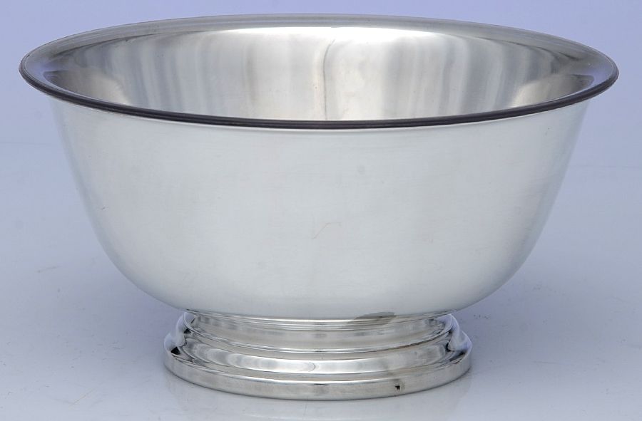 Paul Revere Bowls (Silverplate, Hollowware) 6" Paul Revere Bowl & Plastic Liner by Oneida Silver-1
