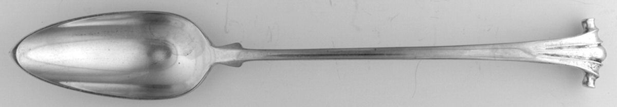 ONS9 (Sterling) Solid Chop Serving Spoon by Old Newbury-1