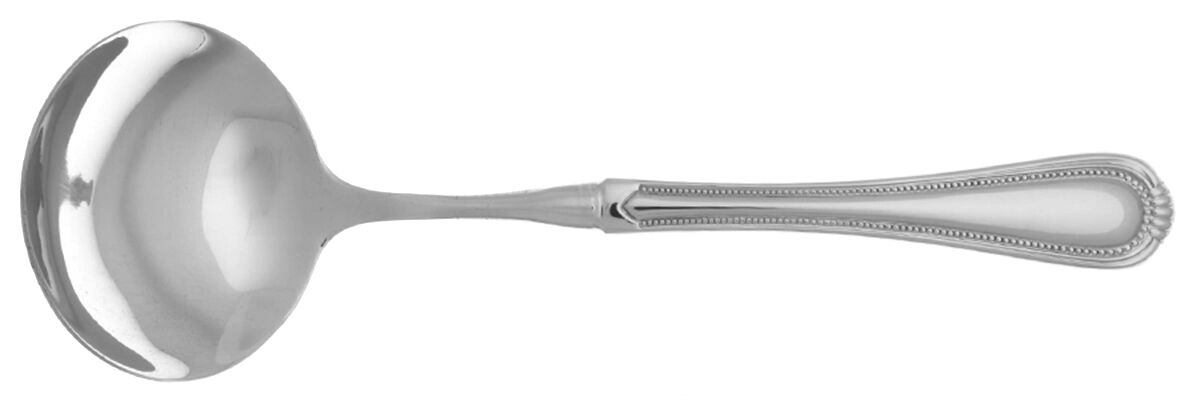 Countess (Stainless) Gravy Ladle with No Spout Stainless Bowl HC by Oneida Silver-1