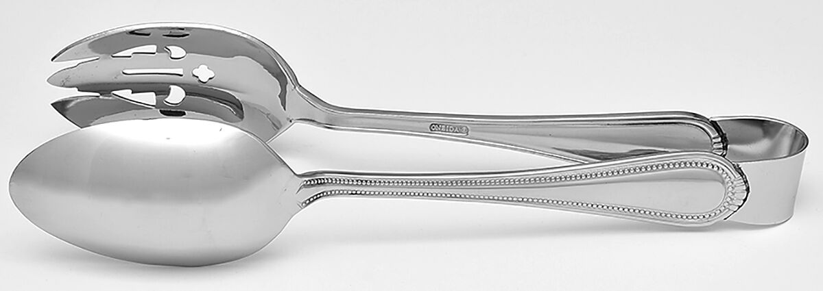 Countess (Stainless) Salad Tongs Solid HC by Oneida Silver-1