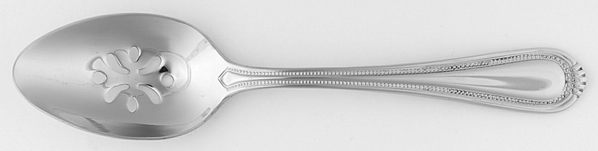 Countess (Stainless) Pierced Tablespoon (Serving Spoon) by Oneida Silver-1