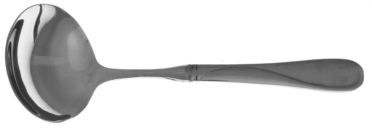 Flight II (Stainless) Gravy Ladle with No Spout Stainless Bowl HC by Oneida Silver-1