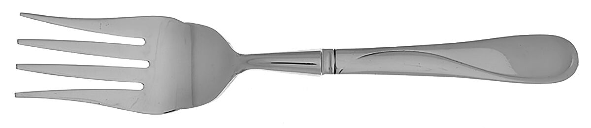 Flight II (Stainless) Cold Meat Fork Large, Stainless Tines HC by Oneida Silver-1