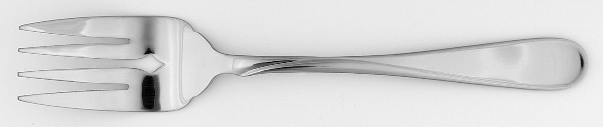 Flight II (Stainless) Medium Solid Cold Meat Serving Fork by Oneida Silver-1