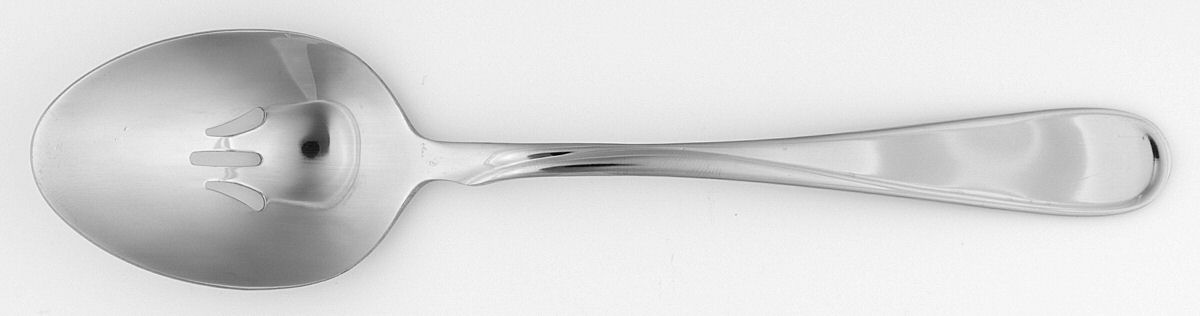 Flight II (Stainless) Pierced Tablespoon (Serving Spoon) by Oneida Silver-1