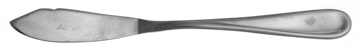 Flight II (Stainless) Flat Handle Master Butter Knife by Oneida Silver-1