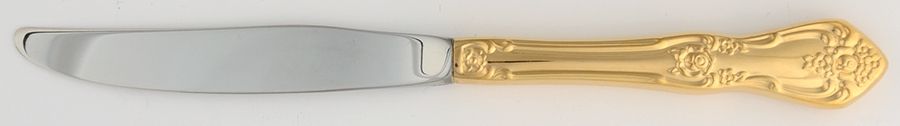 Golden President (Gold Electroplate) Modern Hollow Knife by Oneida Silver-1