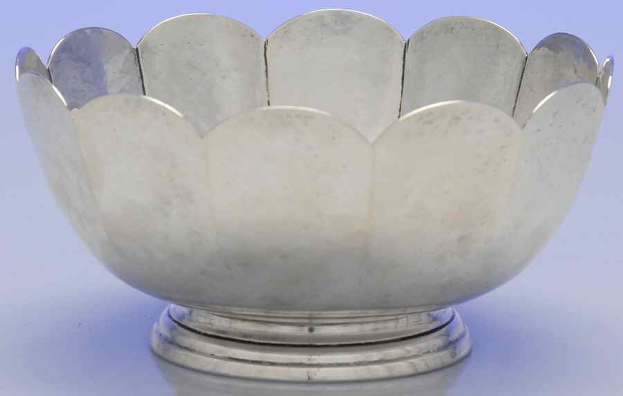 227 (Sterling, Hollowware) 7" Round All Purpose Dish by Old Newbury-1