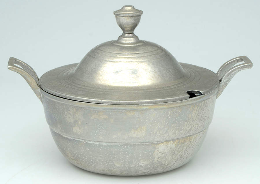 Pewtarex Pewter Hollowware Tureen & Lid by Olde Country Reproductions-1