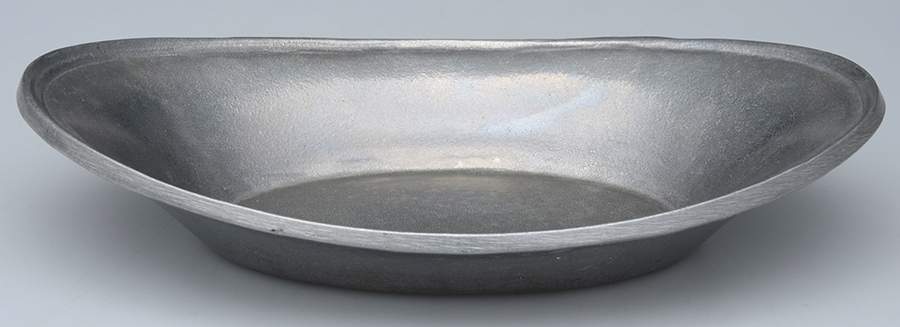 Pewtarex Pewter Hollowware 8" Oval Bowl by Olde Country Reproductions-1