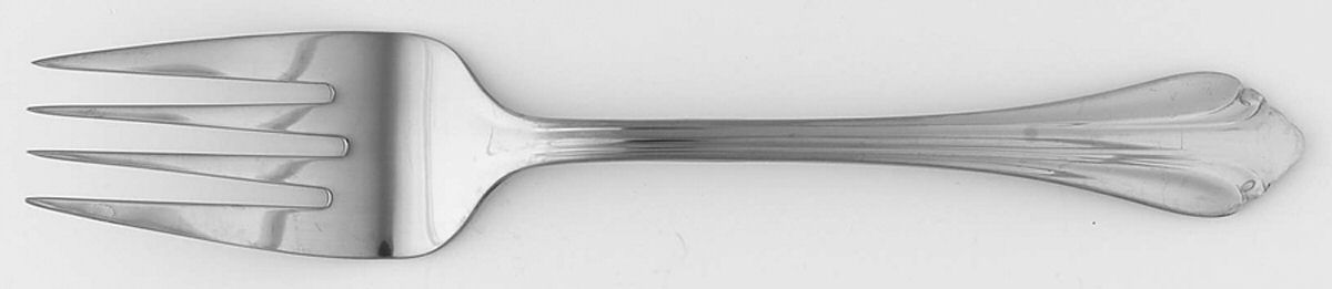 Gwendolyn (Stainless) Medium Solid Cold Meat Serving Fork by Oneida Silver-1