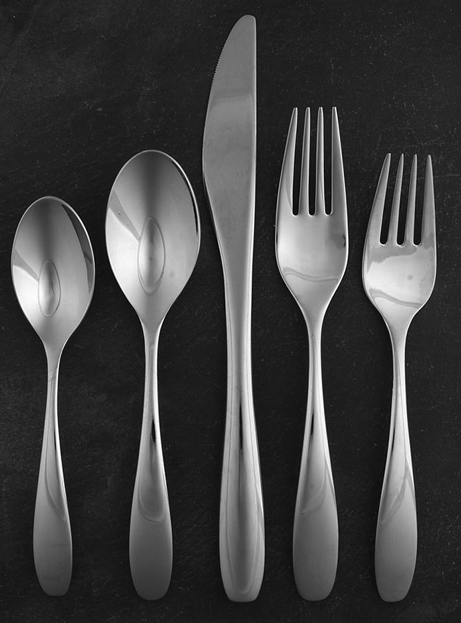 Stafford-Mirror (Stainless) 40 Piece Estate Set by Oneida Silver-1