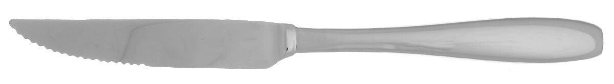 Stafford-Mirror (Stainless) Steak Knife Individual Hollow, Serrate HC by Oneida Silver-1