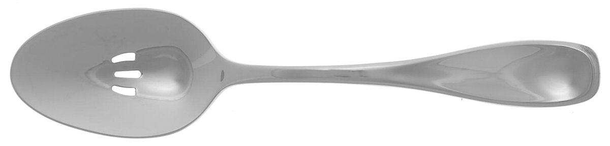 Voss (Stainless) Pierced Tablespoon (Serving Spoon) by Oneida Silver-1