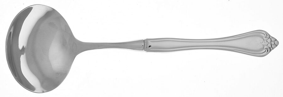 Boutonniere (Stainless) Gravy Ladle with No Spout Stainless Bowl HC by Oneida Silver-1