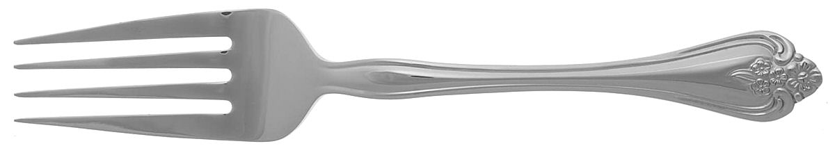 Boutonniere (Stainless) Medium Solid Cold Meat Serving Fork by Oneida Silver-1