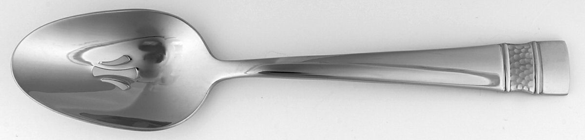 Villanova (Stainless) Pierced Tablespoon (Serving Spoon) by Oneida Silver-1
