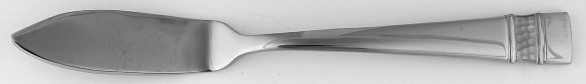 Villanova (Stainless) Flat Handle Master Butter Knife by Oneida Silver-1