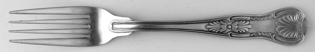 Kings (Stainless) Fork by Oneida Silver-1