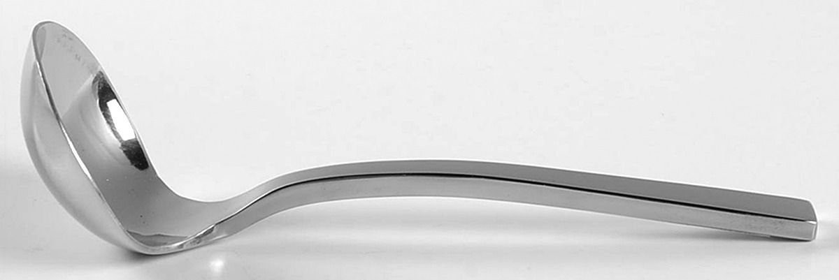Chef's Table (Stainless) Solid Gravy Ladle by Oneida Silver-1