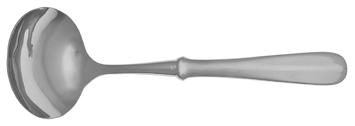 Baguette (Stainless) Gravy Ladle with No Spout Stainless Bowl HC by Oneida Silver-1