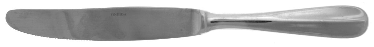 Baguette (Stainless) Modern Solid Knife by Oneida Silver-1
