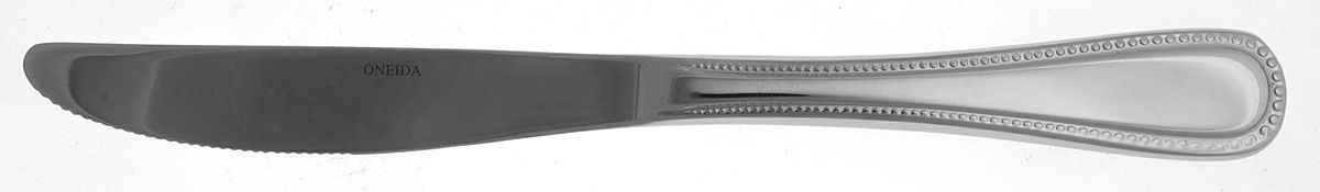 Pearl (Stainless) Modern Solid Knife by Oneida Silver-1