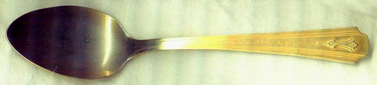 Gold Charmion (Gold Electroplate) Teaspoon by Oneida Silver-1