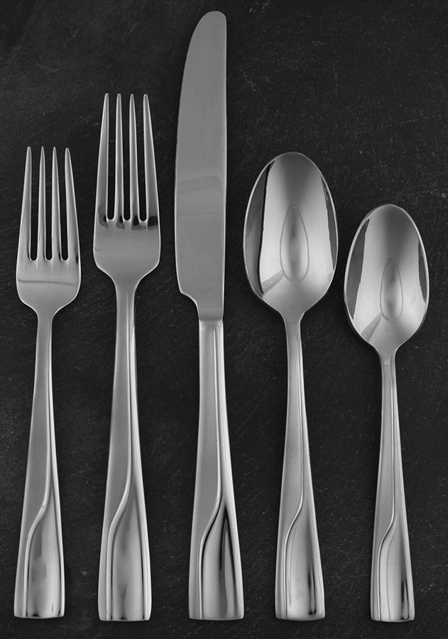 Splice (Stainless) 5 Piece Place Setting by Oneida Silver-1