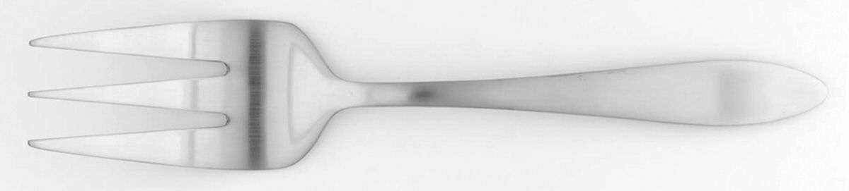 Taylor (Stainless) Medium Solid Cold Meat Serving Fork by Oneida Silver-1