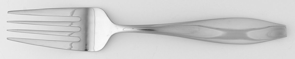 Comet (Stainless) Medium Solid Cold Meat Serving Fork by Oneida Silver-1