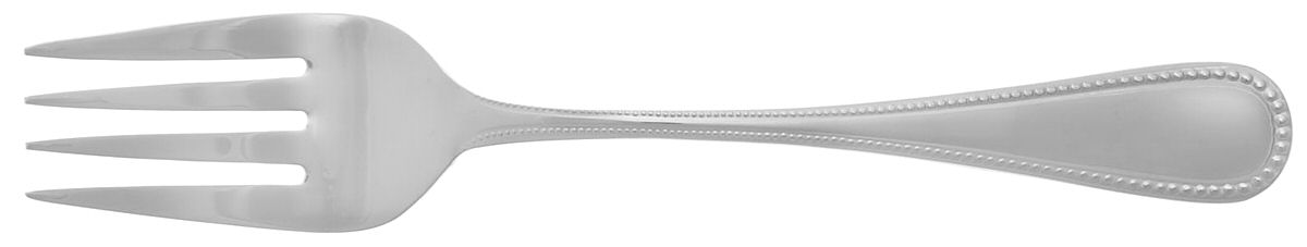 Royal Pearl (Stainless) Medium Solid Cold Meat Serving Fork by Oneida Silver-1