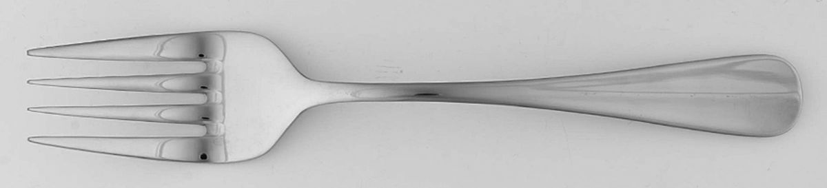Savor (Stainless) Medium Solid Cold Meat Serving Fork by Oneida Silver-1